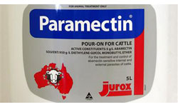Paramectin products at Tuam Mart Store
